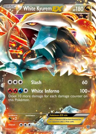 White Kyurem EX - 096/135 - Ultra Rare