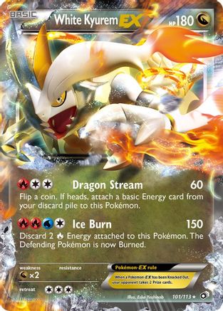 White Kyurem EX - 101/113 - Ultra Rare