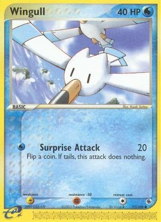 Wingull - 077 - Common - Reverse Holofoil