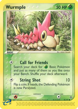 Wurmple - 081/97 - Common - Reverse Holofoil