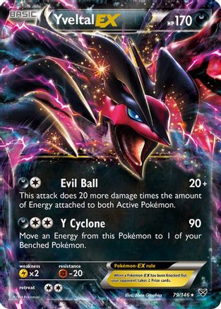 Yveltal EX - 079/146 - Ultra Rare
