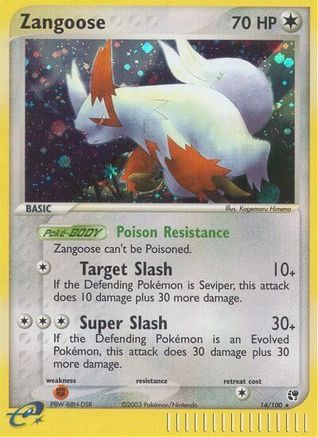 Zangoose - - Holo Rare - Holofoil