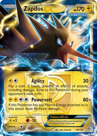 Zapdos EX (Team Plasma) - 048/135 - Ultra Rare