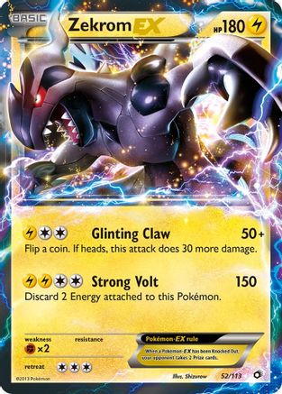 Zekrom EX - 052/113 - Ultra Rare