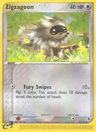 Zigzagoon - - Common - Reverse Holofoil