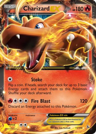 Charizard EX (11) - 011/106 - Ultra Rare