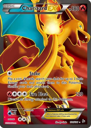 Charizard EX (100 Full Art) - 100/106 - Ultra Rare