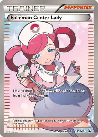 Pokemon Center Lady (105 Full Art) - 105/106 - Ultra Rare