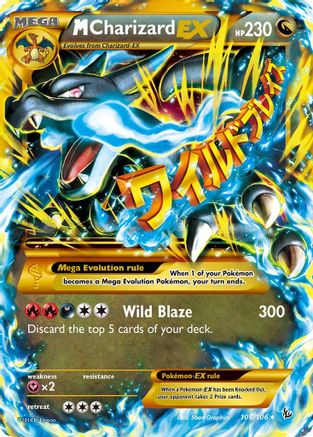 M Charizard EX (X) (Secret) - 108/106 - Secret Rare