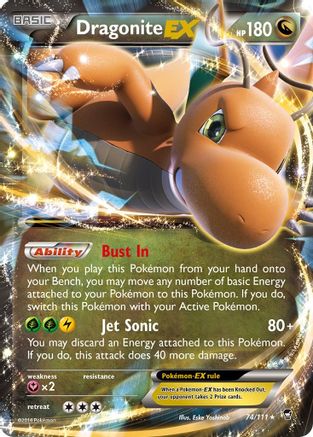 Dragonite EX - 074/111 - Ultra Rare