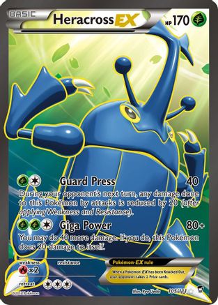 Heracross EX (105 Full Art) - 105/111 - Ultra Rare