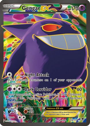 Gengar EX (114 Full Art) - 114/119 - Ultra Rare