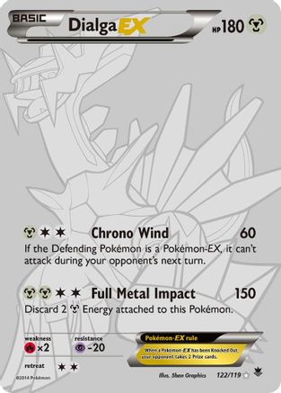 Dialga EX (122 Secret Rare) - 122 - Secret Rare
