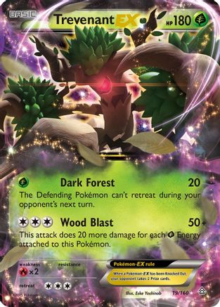 Trevenant EX - 019/160 - Ultra Rare