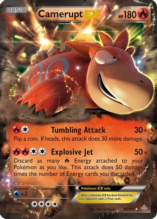 Camerupt EX - 029/160 - Ultra Rare