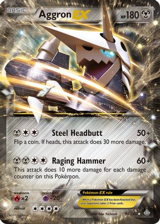 Aggron EX - 093/160 - Ultra Rare