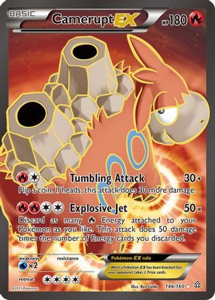 Camerupt EX (146 Full Art) - 146 - Ultra Rare