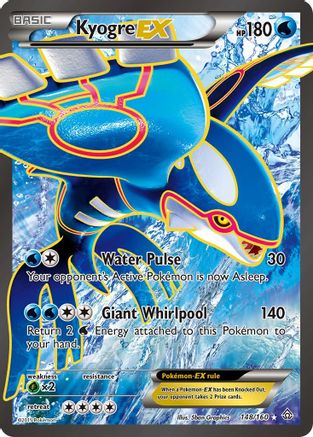 Kyogre EX (148 Full Art) - 148 - Ultra Rare