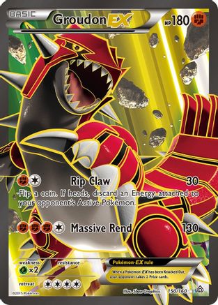 Groudon EX (150 Full Art) - 150/160 - Ultra Rare