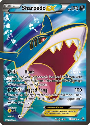 Sharpedo EX (152 Full Art) - 152 - Ultra Rare