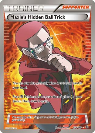 Maxie's Hidden Ball Trick (158 Full Art) - 158/160 - Ultra Rare