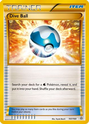Dive Ball (161 Secret Rare) - 161/160 - Secret Rare