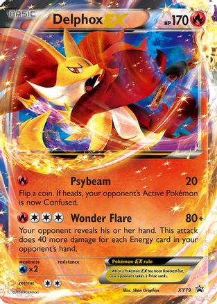 Delphox EX - XY19 - Promo - Holofoil