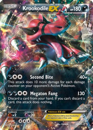 Krookodile EX - XY25 - Promo - Holofoil