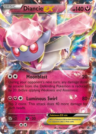 Diancie EX - XY43 - Promo - Holofoil