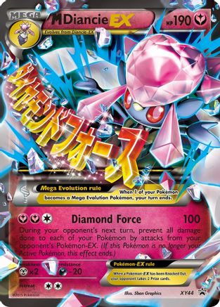 M Diancie EX - XY44 - Promo - Holofoil