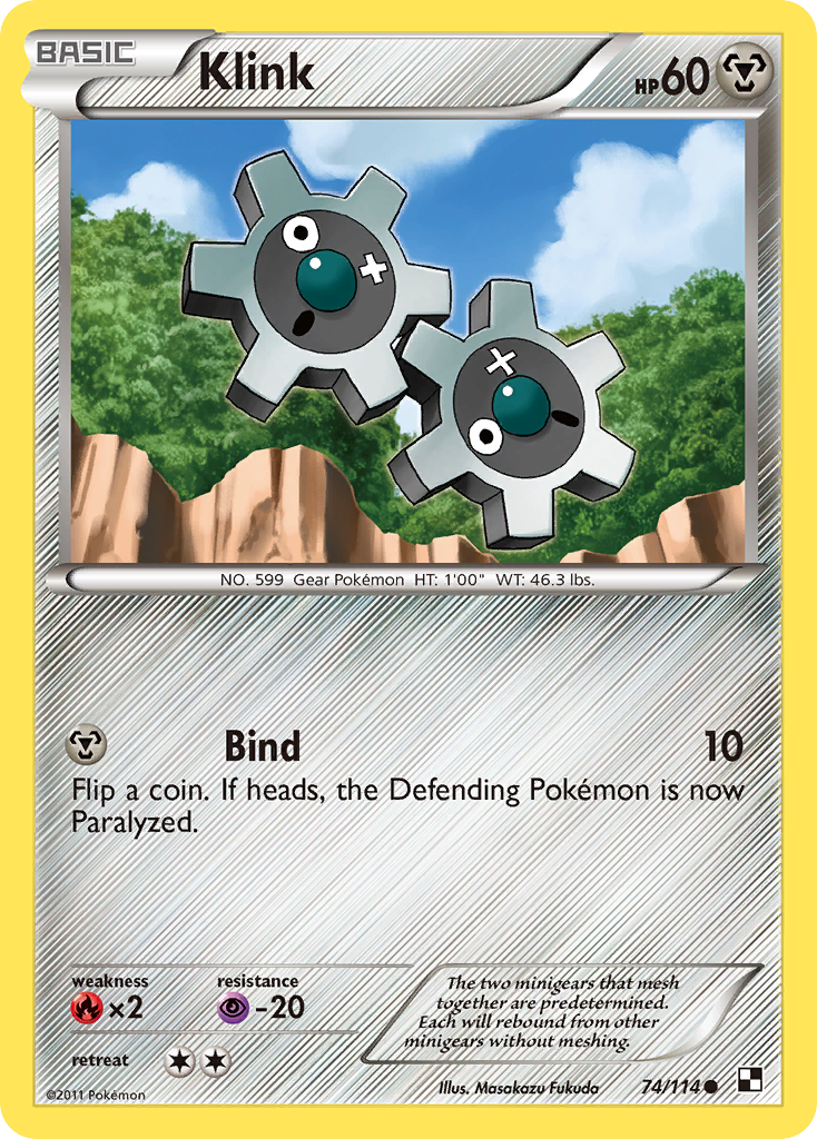 Klink (74/114) [Black & White: Base Set]