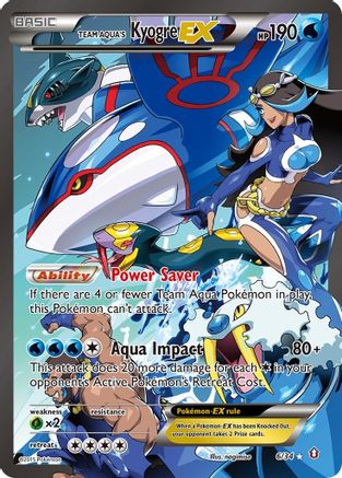 Team Aqua's Kyogre EX - 006/34 - Ultra Rare