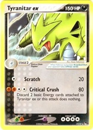 Tyranitar ex (Non-Holo) - 017 - Ultra Rare