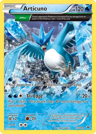 Articuno (17 Delta) - 017/108 - Rare