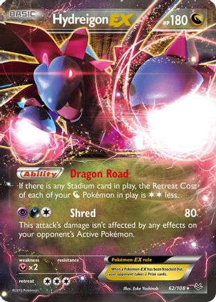 Hydreigon EX - 062/108 - Ultra Rare