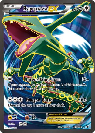Rayquaza EX (104 Full Art) - 104/108 - Ultra Rare