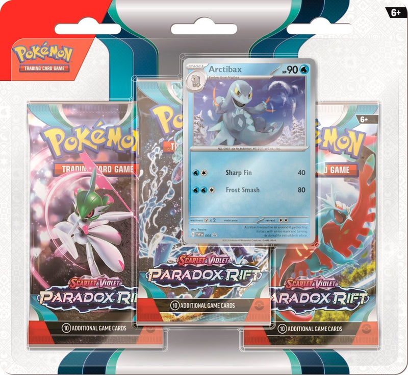 Pokemon - Scarlet and Violet - Paradox Rift - 3 Pack Blister Bundle