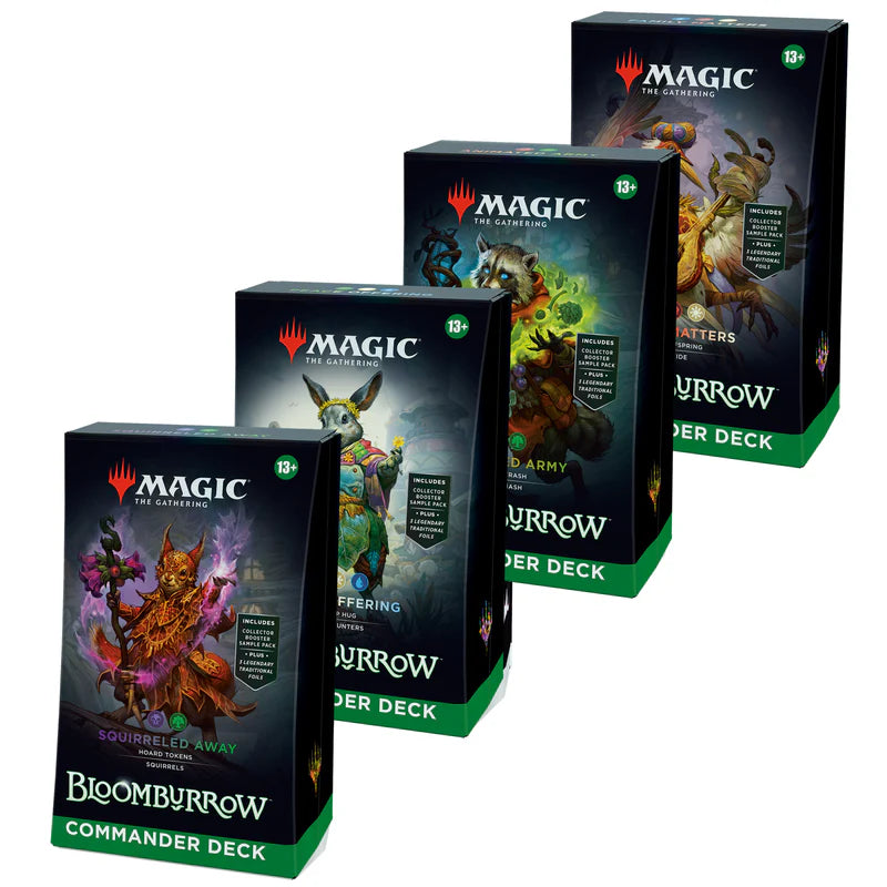 Magic the Gathering: Bloomburrow - Commander Deck Set of 4