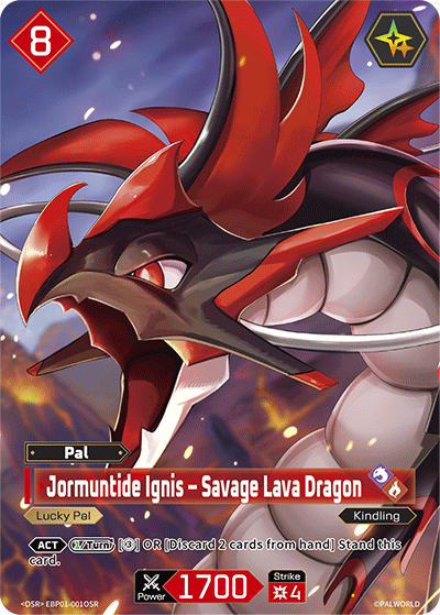 Jormuntide Ignis – Savage Lava Dragon - BP01-001 - OSR
