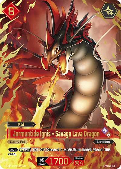 Jormuntide Ignis – Savage Lava Dragon - BP01-001 - SSP