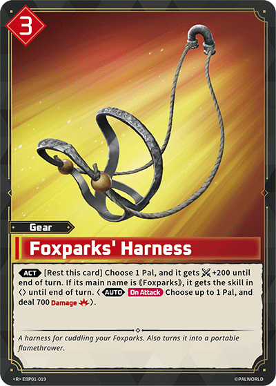 Foxparks' Harness - BP01-019 - R