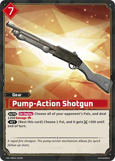 Pump-Action Shotgun - BP01-020 - SR