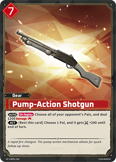 Pump-Action Shotgun - BP01-020 - R