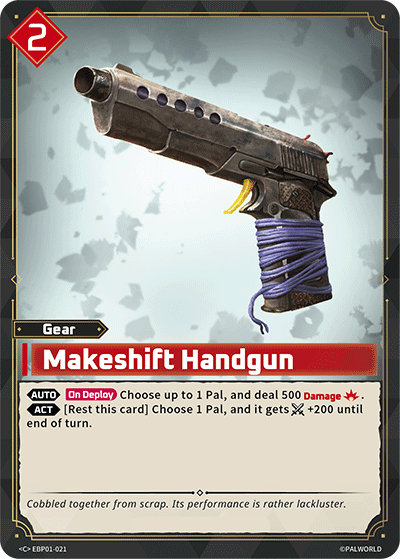 Makeshift Handgun - BP01-021 - C