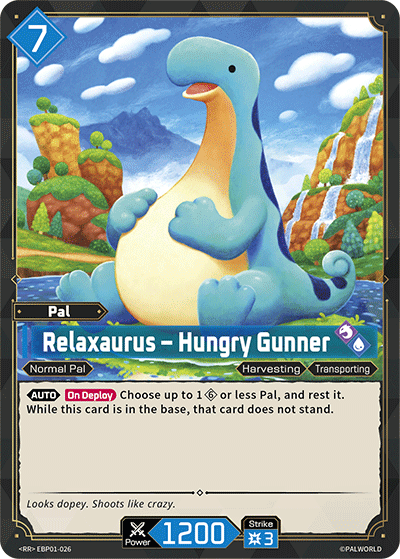 Relaxaurus – Hungry Gunner - BP01-026 - RR