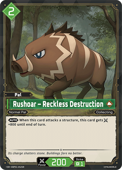 Rushoar – Reckless Destruction - BP01-052 - SR