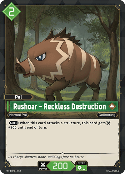 Rushoar – Reckless Destruction - BP01-052 - R