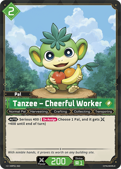 Tanzee – Cheerful Worker - BP01-060 - C