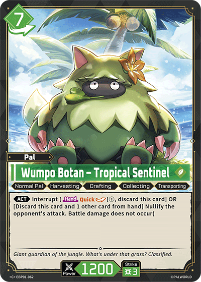 Wumpo Botan – Tropical Sentinel - BP01-062 - C