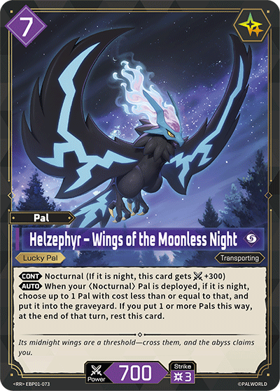 Helzephyr – Wings of the Moonless Night - BP01-073 - RR